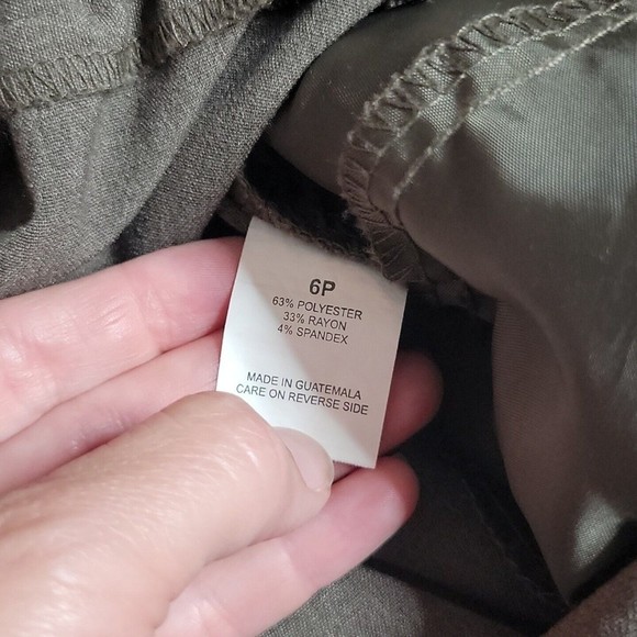 Briggs New York Pull On Career Dress Pants ~ Sz 6P ~ Brown ~ 28.5" Inseam - Picture 5 of 7